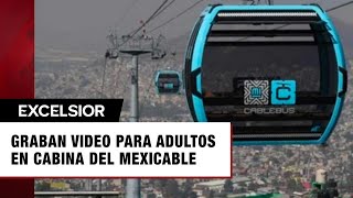 Graban video para adultos en cabina del Mexicable [upl. by Buckingham]