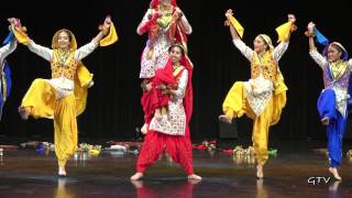 Punjabi Folk Dance Academy  Bhangra Idols 2015 [upl. by Mozza]