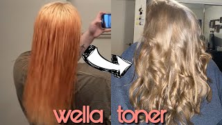 HOW TO GET RID OF BRASSYORANGE HAIR 👱‍♀️ [upl. by Sinnek]