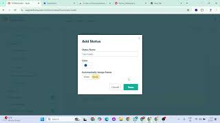 How to add a status in Cognito Forms 2024 [upl. by Rotciv]