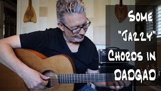 Some Jazz Chords in DADGAD  Tom Strahle  Pro Guitar Secrets [upl. by Atinhoj]