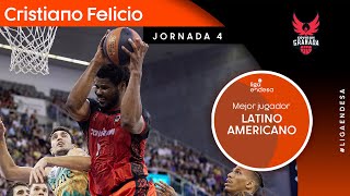 CRISTIANO FELICIO Jugador Latinoamericano de la Jornada 4  Liga Endesa 202223 [upl. by Farland]