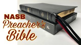 NASB Preachers Bible Black Goatskin by Zondervan [upl. by Marashio]