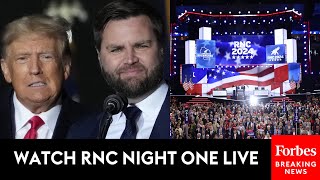 WATCH LIVE RNC Holds First Night Of Convention After Trump And Vance Are Nominated As GOP Ticket [upl. by Baumbaugh]