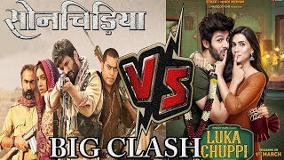 BIG CLASH  SONCHIRIYA VS LUKA CHUPPI  SUSHANT SINGH RAJPUT  KARTIK AARYAN  BHUMI  KRITI [upl. by Vanden204]