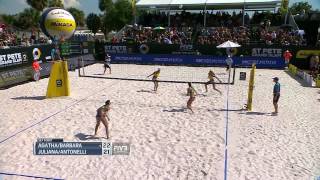 AVP  Womens Highlights  2015 St Pete Grand Slam [upl. by Kcirrag]