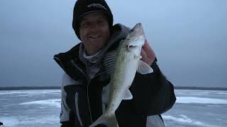 Early Ice Walleyes on Upper Red Lake [upl. by Rafter]