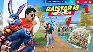 RAISTAR NEXTERRA KING 🤯  FULL MAP GAMEPLAY  TOURNAMENT GAMEPLAY  FREE FIRE  RAISTAR OLD MEMORIES [upl. by Llerdnam757]