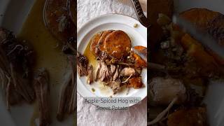 Applespiced braised Hog with Sweet Potato recipe onepotmeal homecook pork [upl. by Stockwell822]