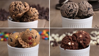 Edible Cookie Dough 4 Ways [upl. by Ritch]