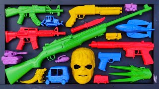 Membersihkan Nerf Ak47 Assault Rifle Shotgun Sniper Rifle Glock Pistol M16 Nerf gun Eps 100 [upl. by Nnylear]