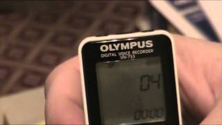 olympus vn  755 dictaphone unboxing and review hd [upl. by Assilam]