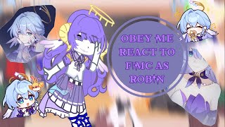 Obey me react to FMC as Robin  Short  Rushed  No angst [upl. by Joashus]