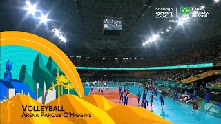 BRASIL X COLÔMBIA  VÔLEI MASCULINO  SEMIFINAL  JOGOS PANAMERICANOS 2023  ❤❤❤AMO VÔLEI🏐🏐🏐 [upl. by Tymothy542]