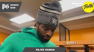 SteelersBengals aftermath Najee Harris expresses support for George Pickens after huge game [upl. by Rimat]