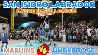 SEMI FINALS MINI MOS DIV  UNDERDOGS VS MARUINS  GRABI ANG HIYAWAN SA BAWAT KUPUNAN  BOBONG TV [upl. by Maisie]