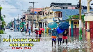 Bwa Mare Ville Aux Cayes Inonde Jan Wap Gade La Dlo Anvayi Vil La Nèt Anpil Moun Nan Pwoblèm [upl. by Tressa]