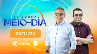 TV Jornal MeioDia ao vivo com Thiago Raposo  281124 [upl. by Loziram]