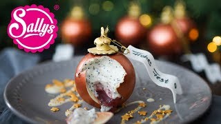 Weihnachtskugel Dessert mit Mousse  Christmas Ball Chocolate Dessert  Sallys Welt [upl. by Aicercal247]