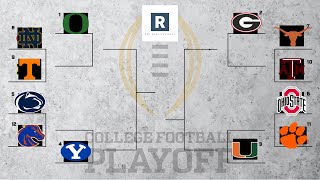 New College Football Playoff Predictions  CFB Playoff Rankings  12 Team Playoff [upl. by Iaras394]