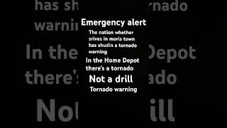 Eas tornado warning [upl. by Nipsirc]