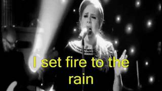 ADELE  Set Fire To The Rain HD Video Lyrics Legendado em Inglês [upl. by Behah]