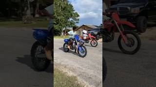 YZ450F vs CRF450 👀👀 dirtbike yamaha honda bikelife mx race [upl. by Anec570]