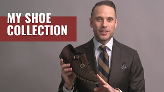 My Shoe Collection  Mens Dress Shoes Loafers Boots Monkstraps amp Sneakers [upl. by Puduns878]