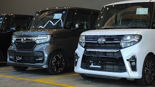 honda NBOX CUSTOM Vs DAIHATSU TANTO RS [upl. by Aihseit]