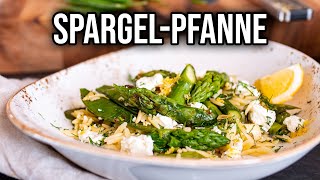 Einfaches Pfannengericht mit Grünem Spargel [upl. by Ergener]