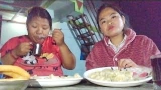 Eating momos😋 Nepali MUKBANG😁😁 [upl. by Ela]