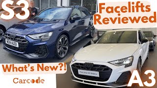 Audi A3S3 Facelift Review 2024 Changes Explained UK4K  Carcode [upl. by Ossy]