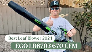 EGO LB6703 670 CFM Speed Blower  Full Review [upl. by Nilat622]