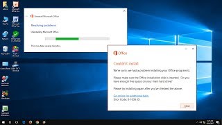 How to Fix All MS Office Uninstall amp Reinstall Error Office 20032016 100 Works [upl. by Ykvir]