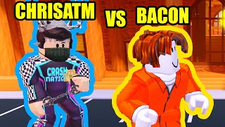 CHRISANDTHEMIKE vs MYUSERNAMESTHIS ARREST CHALLENGE  Roblox Jailbreak [upl. by Noitsirhc]