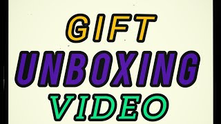 GIFT UNBOXING VIDEO boysworld youtube gift [upl. by Viafore]