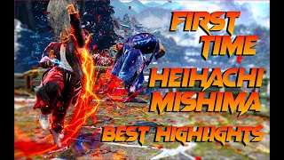 First Time Playing Heihachi Mishima in Tekken 8 – Insane Highlights [upl. by Eedahs705]