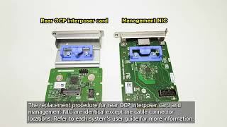 Lenovo ThinkSystem V3 1U server removing a rear OCP interposer card or management NIC [upl. by Eilsew847]