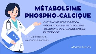 les facteurs impliqués dans la régulation du métabolisme phosphocalcique Hormone [upl. by Lehcir]