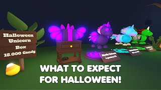 What to EXPECT for Halloween in Adopt me Amazing pet ideas [upl. by Leidgam152]