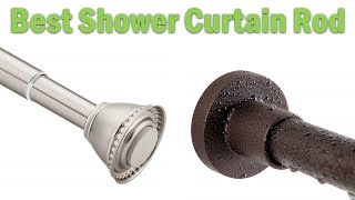 Best shower curtain rods  Top 5 shower curtain rods Reviews [upl. by Onailimixam]