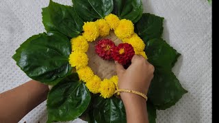 Quick and Easy Background decoration Ideas  varamalakshmi amp Ganesh decoration Ideas at Home viral [upl. by Alleirbag]