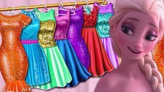 Elsa And Anna Shopping Time Dress up Online Game [upl. by Liz900]