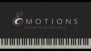 Emotions \\ Original Composition \\ Synthesia Piano Tutorial [upl. by Enelaj219]