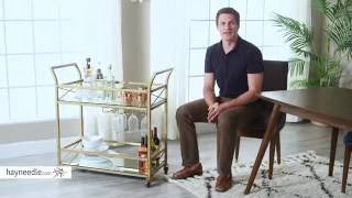 Belham Living Braxton Bar Cart  Product Review Video [upl. by Ries]