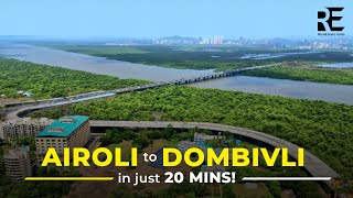 Airoli Katai Naka Road Progress 2023  Airoli  Dombivli In 20 Mins [upl. by Hendrix]