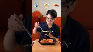 Mukbang 3 Types of Pasta food foodie tido fyp [upl. by Nolasba606]