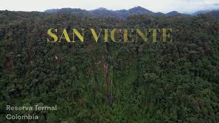 San Vicente Reserva Termal  Risaralda Colombia  Drone Video TERMALES SAN VICENTE [upl. by Pol390]