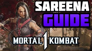 Sareena Kameo Guide  Mortal Kombat 1 Complete Sareena Beginners Guide [upl. by Rafi]