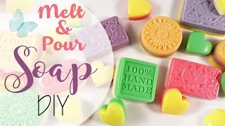 Saponette fatte in casa  MeltampPour Soap DIY [upl. by Etti652]